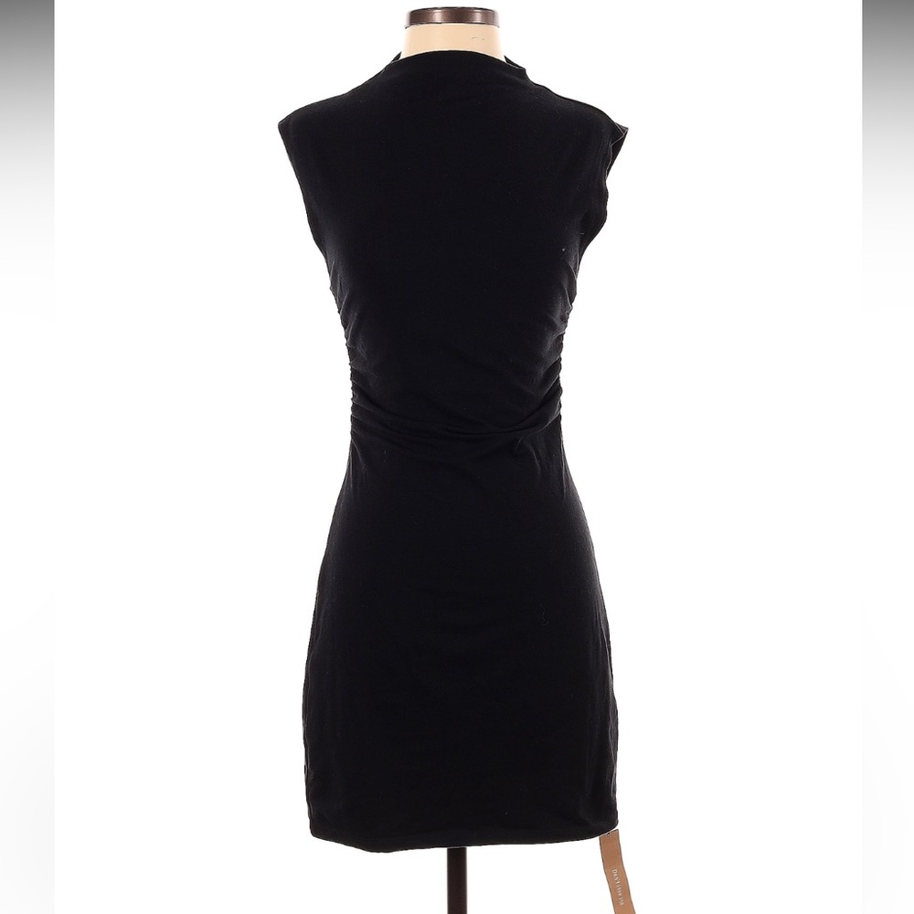 Reformation Alden Knit Black Dress